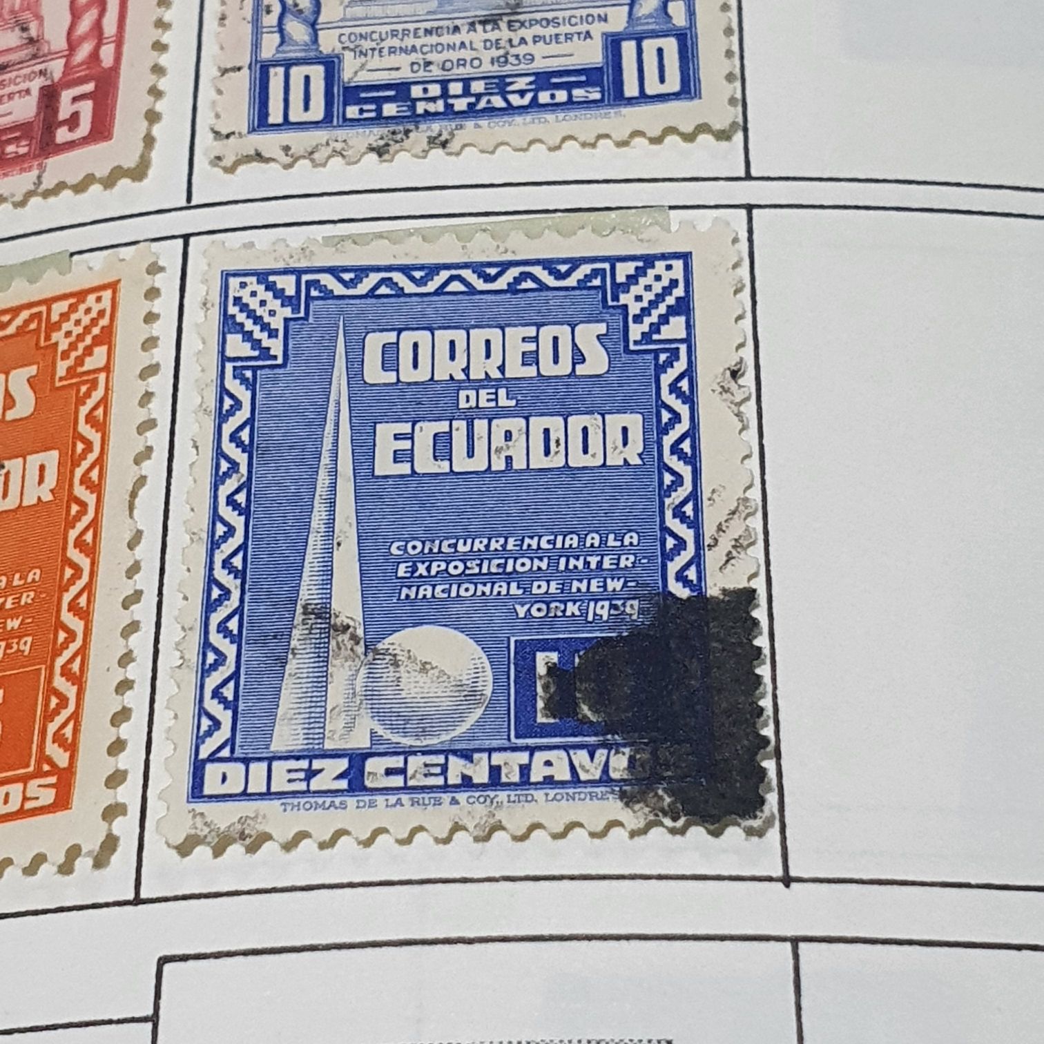 Concurrencia A La Exposición Internacional De New York  stamp collectible - Main Image 2
