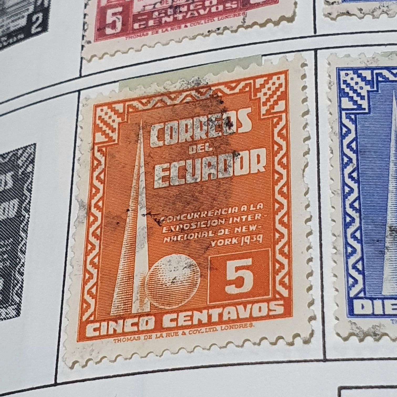Concurrencia A La Exposición Internacional De New York  stamp collectible - Main Image 2