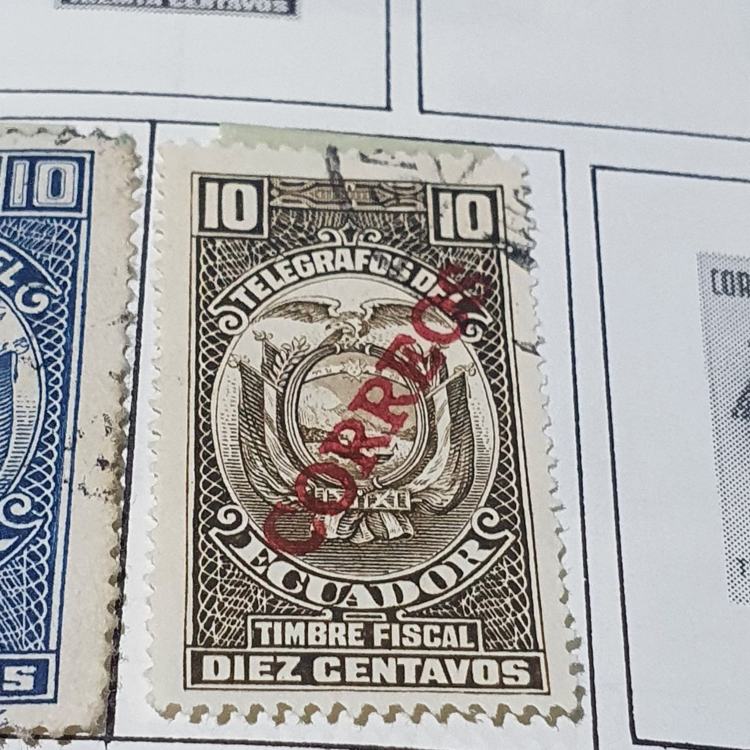 Timbre Fiscal  stamp collectible - Main Image 2