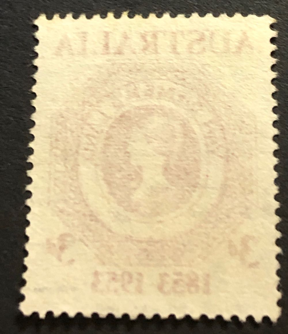 302.   3d Red Tasmanian Stamp Of 1853  stamp collectible - Main Image 2