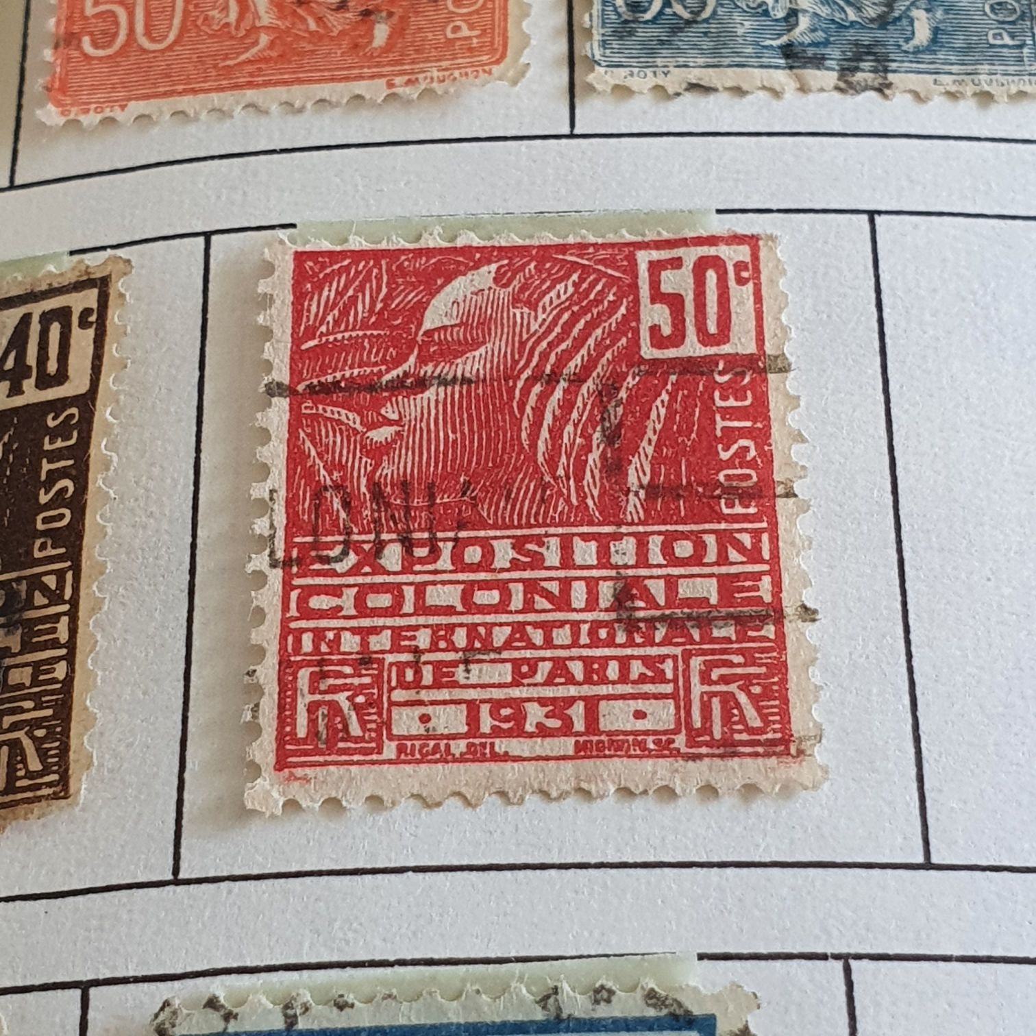 Exposition Coloniale  stamp collectible - Main Image 2