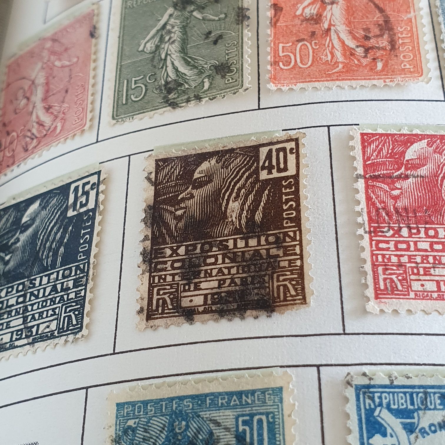 Exposition Coloniale  stamp collectible - Main Image 2