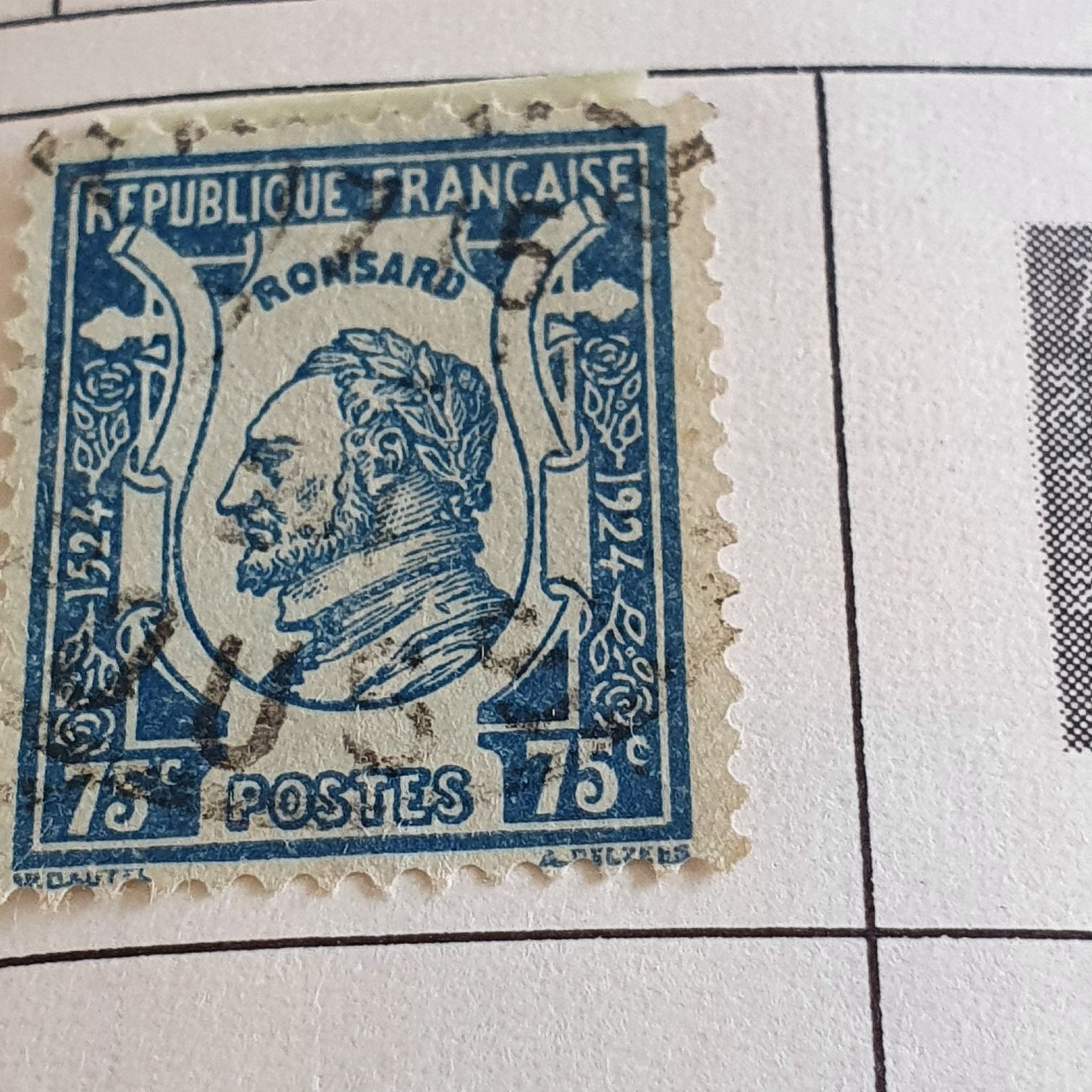 Ronsard  stamp collectible - Main Image 2