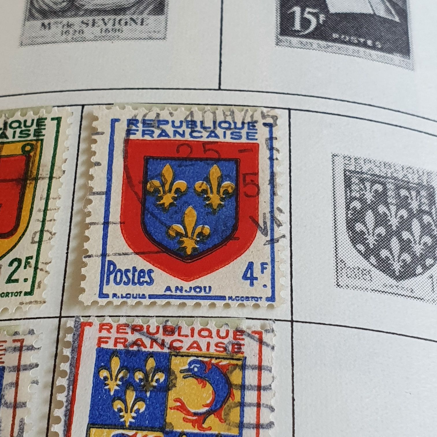 Anjou  stamp collectible - Main Image 2