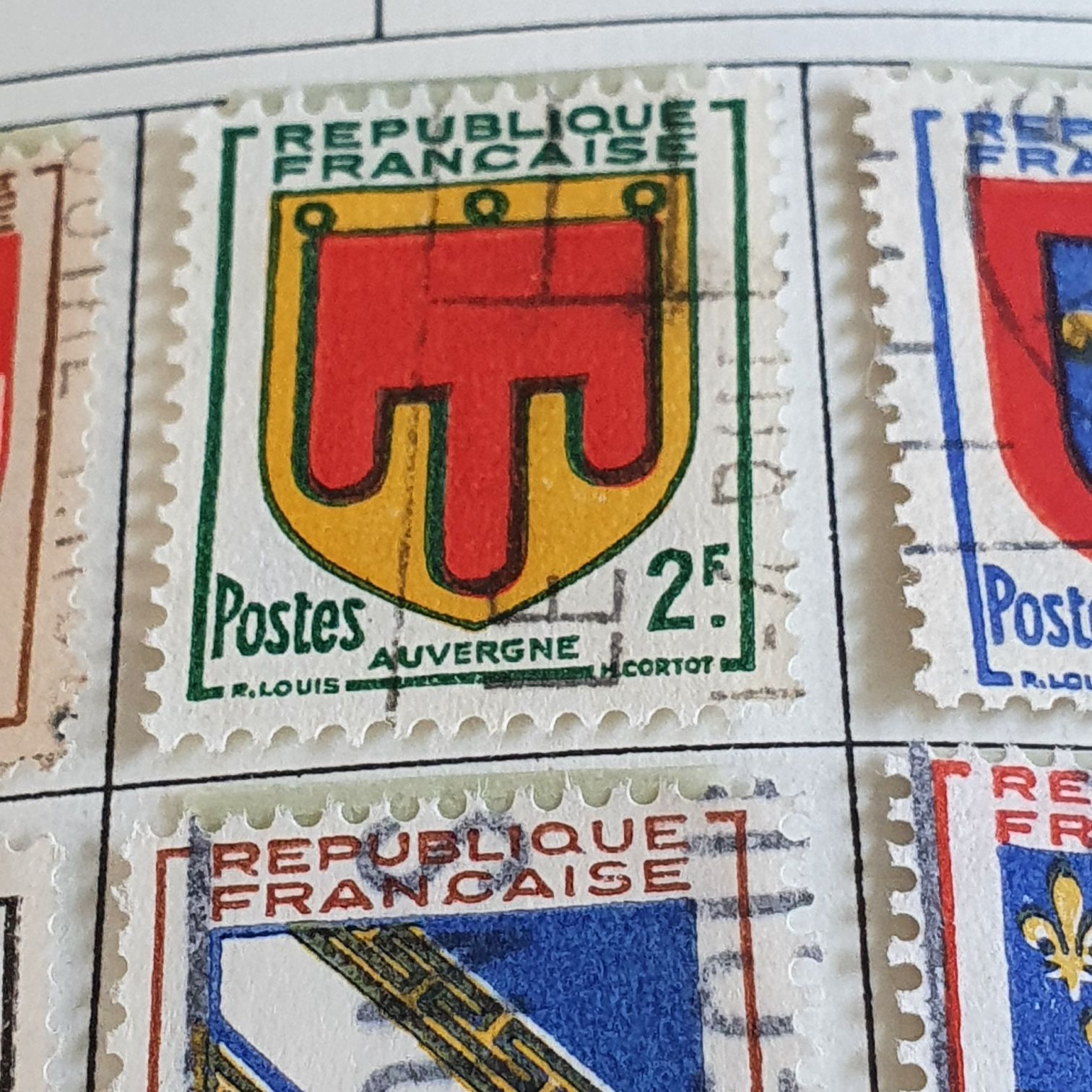 Augverne  stamp collectible - Main Image 2