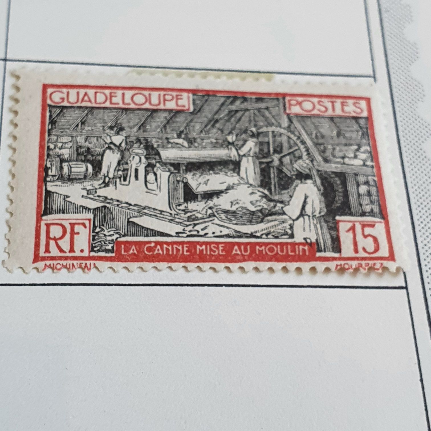 La Canne Mise Au Moulin  stamp collectible - Main Image 2