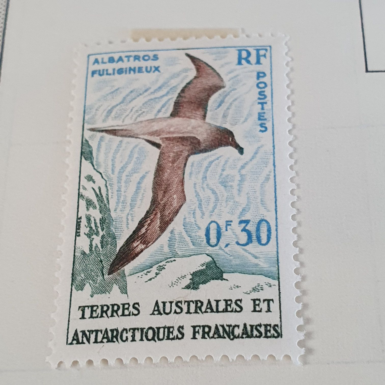 French Southern and Antarctic Lands (TAAF): 1941 Albatros  stamp collectible - Main Image 2
