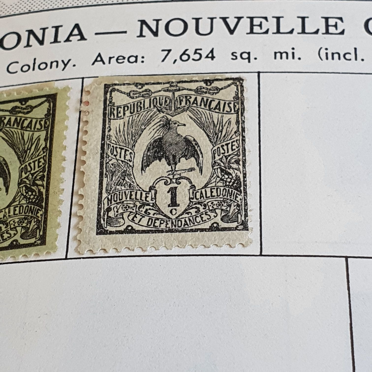 New Caledonia  stamp collectible - Main Image 2