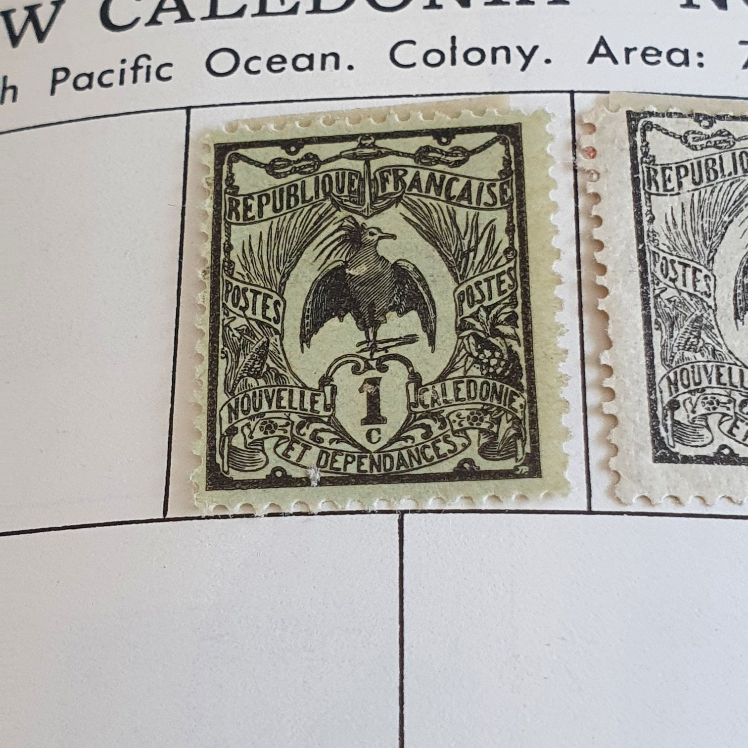 New Caledonia  stamp collectible - Main Image 2