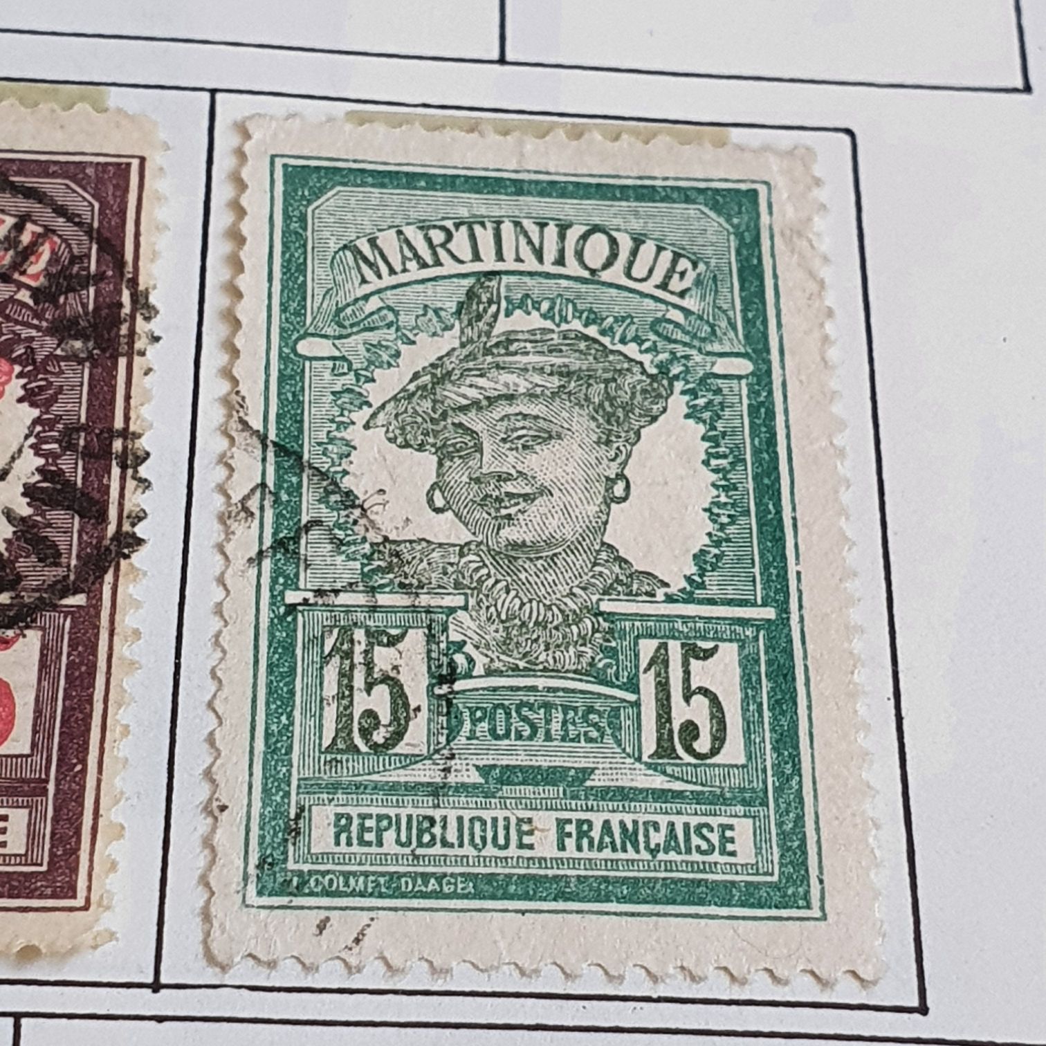 Martinique  stamp collectible - Main Image 2