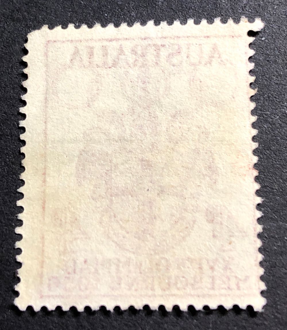 Carmine Red Arms Of Melbourne  stamp collectible - Main Image 2