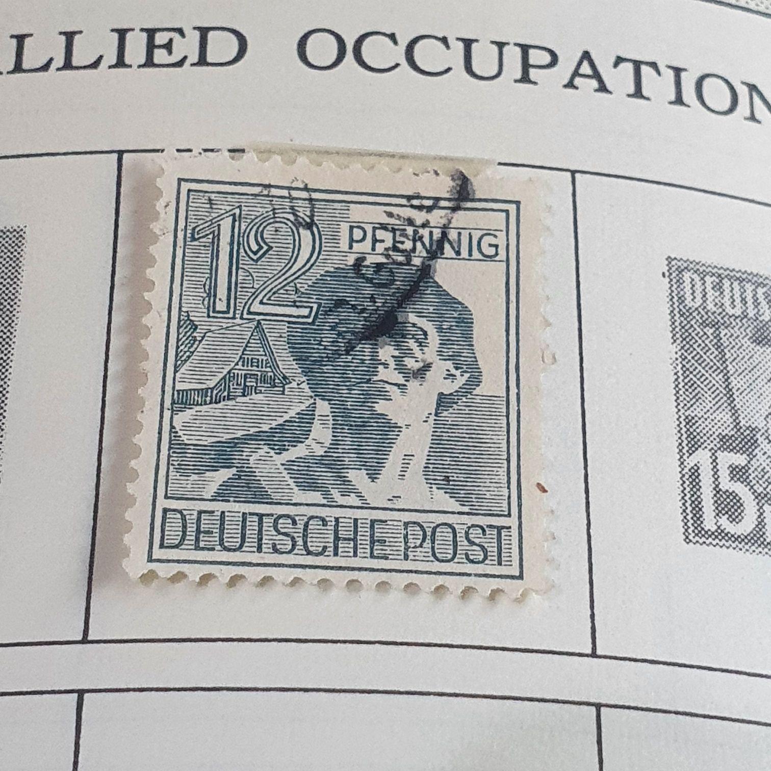 Allied Occupation  stamp collectible - Main Image 2
