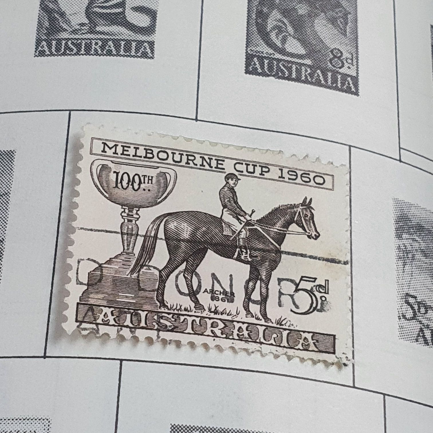 Melbourne Cup  stamp collectible - Main Image 2