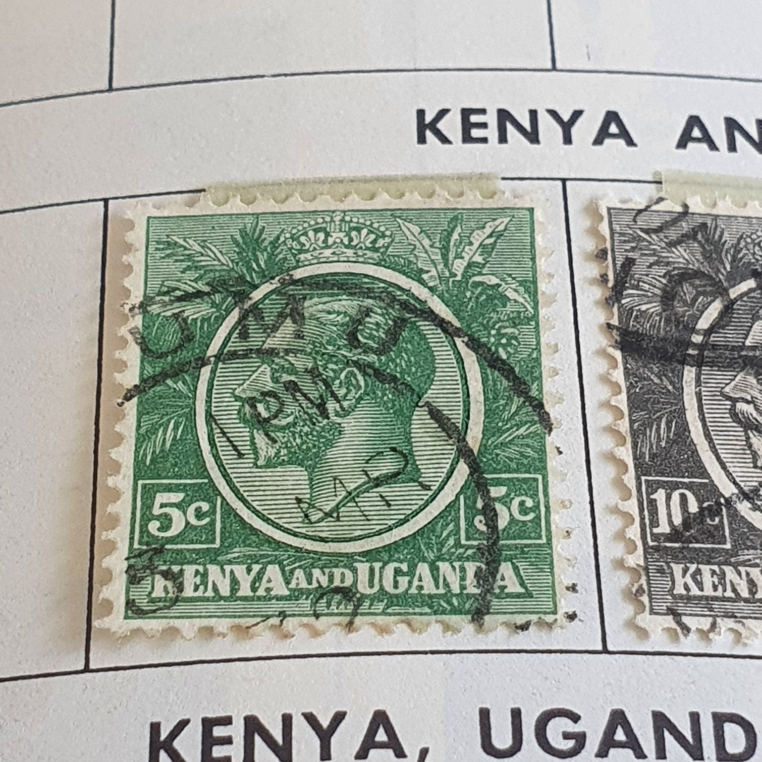 Kenya And Uganda  stamp collectible - Main Image 2