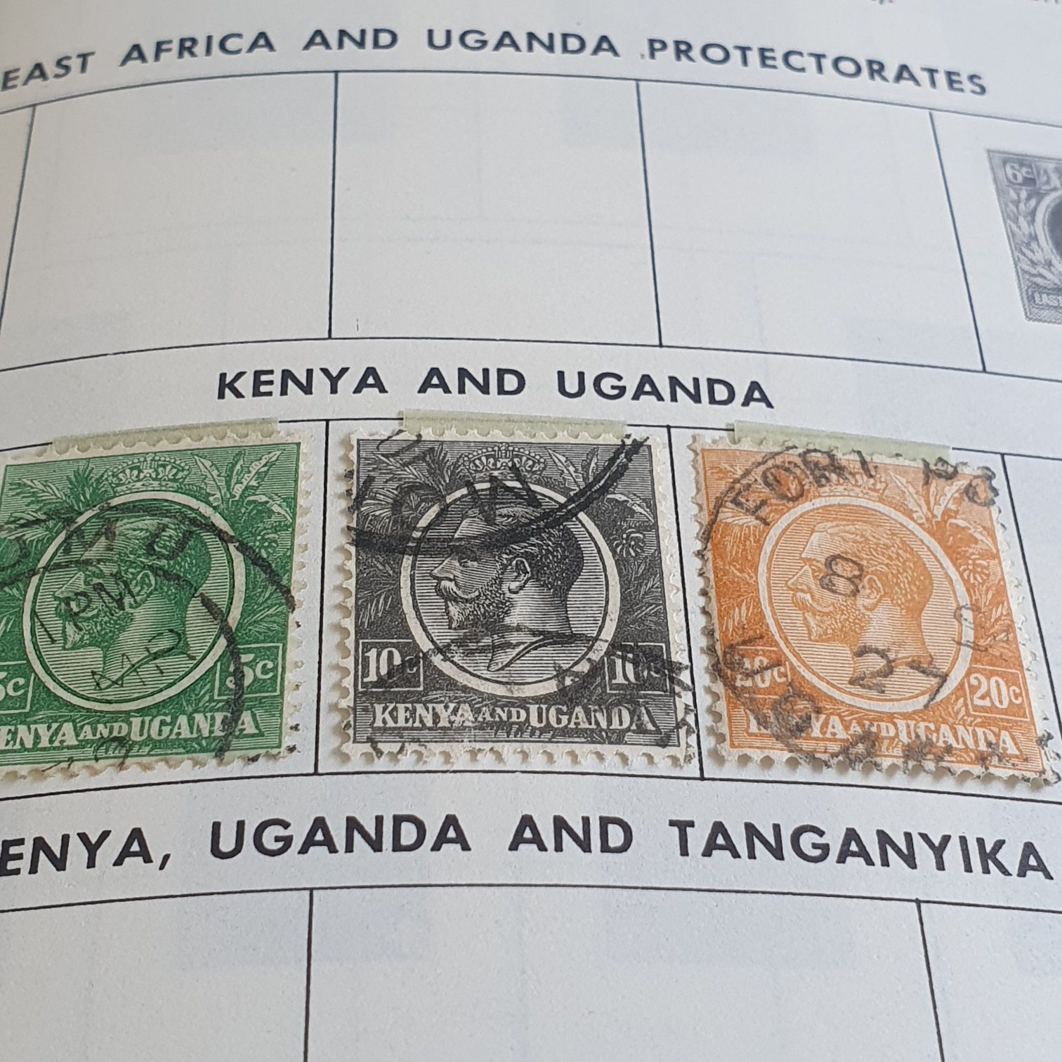 Kenya And Uganda  stamp collectible - Main Image 2