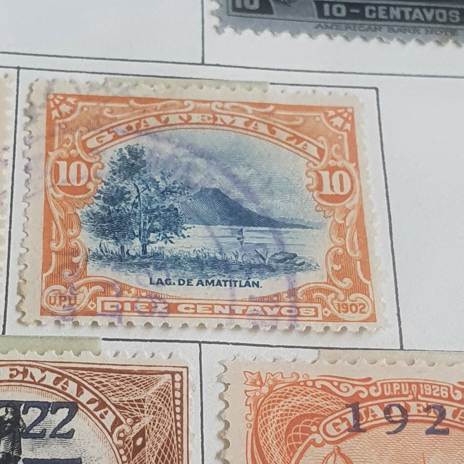 Lago De Amatitlan  stamp collectible - Main Image 2