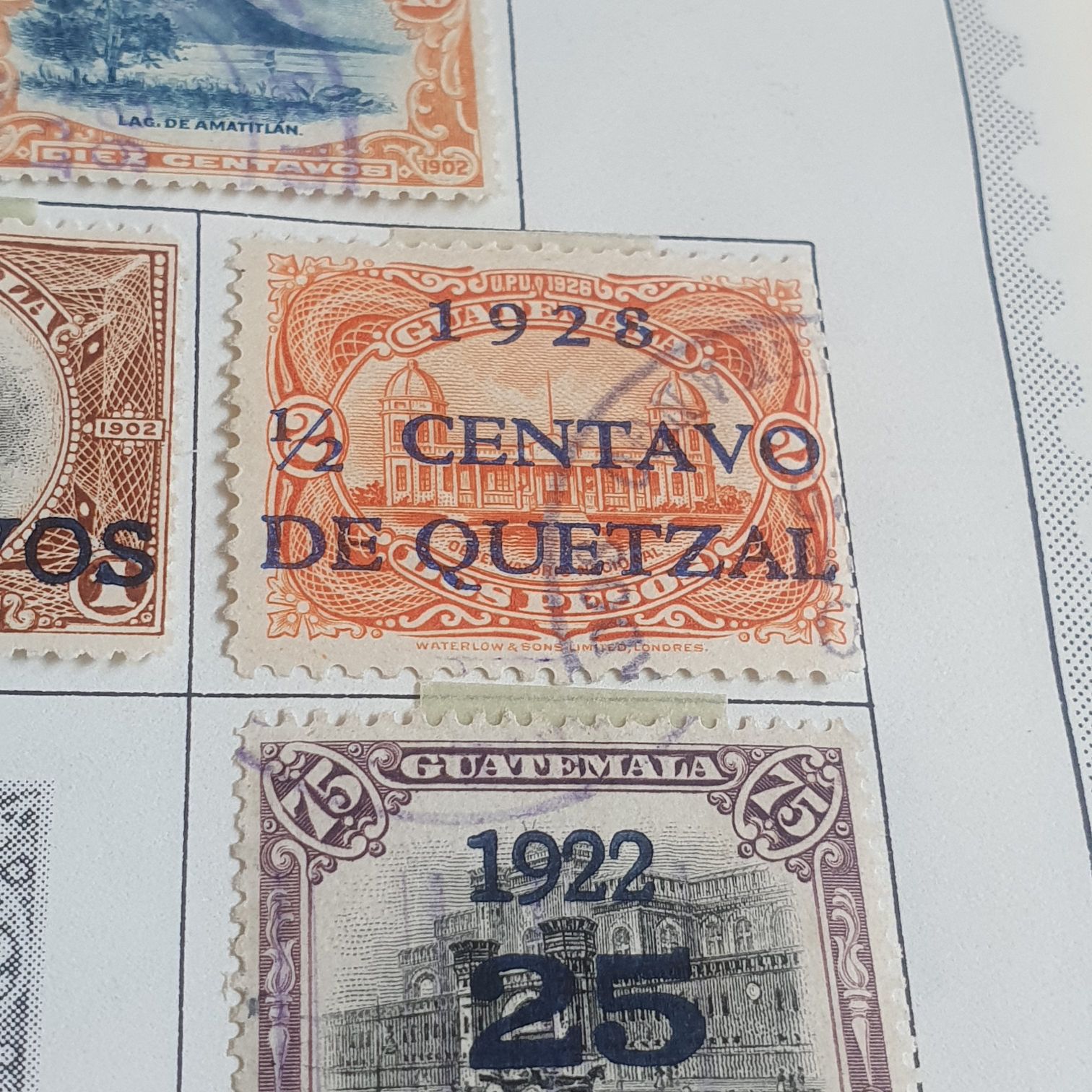 Centavo De Quetzal  stamp collectible - Main Image 2