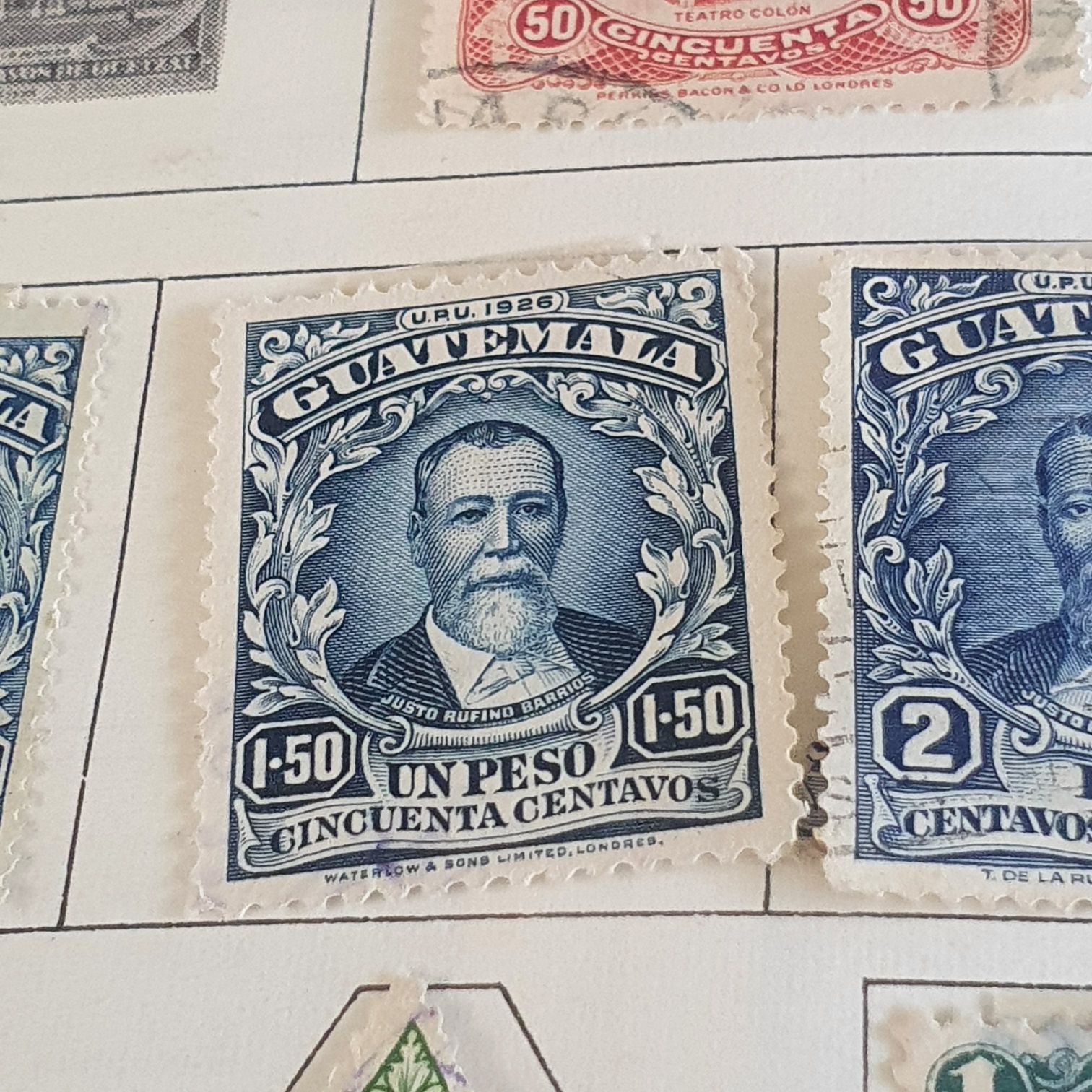 Justo Rufino Barrios  stamp collectible - Main Image 2