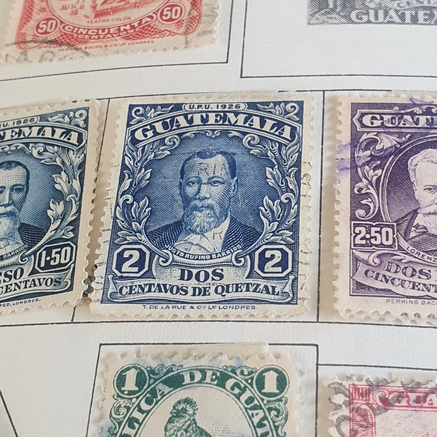 Justo Rufino Barrios  stamp collectible - Main Image 2