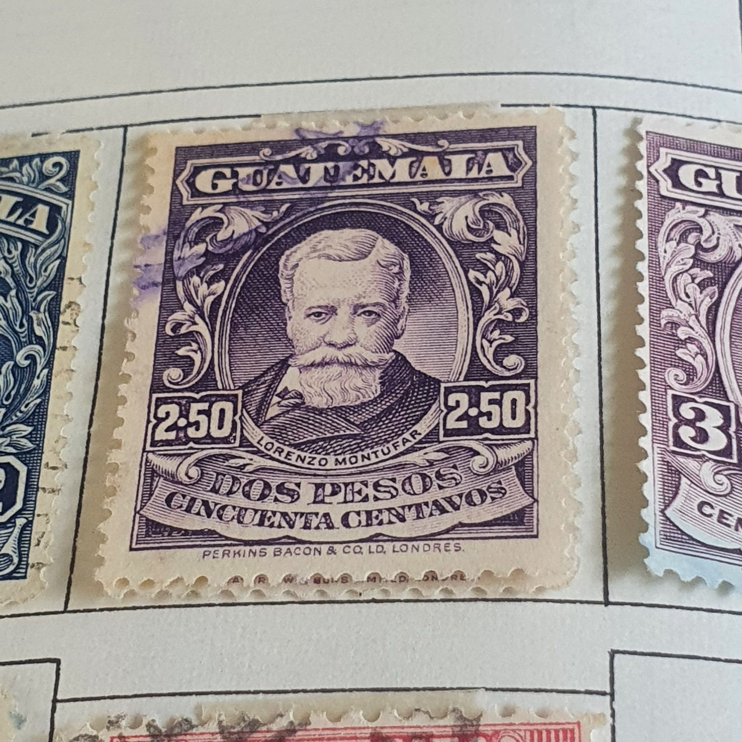 Lorenzo Montufar  stamp collectible - Main Image 2