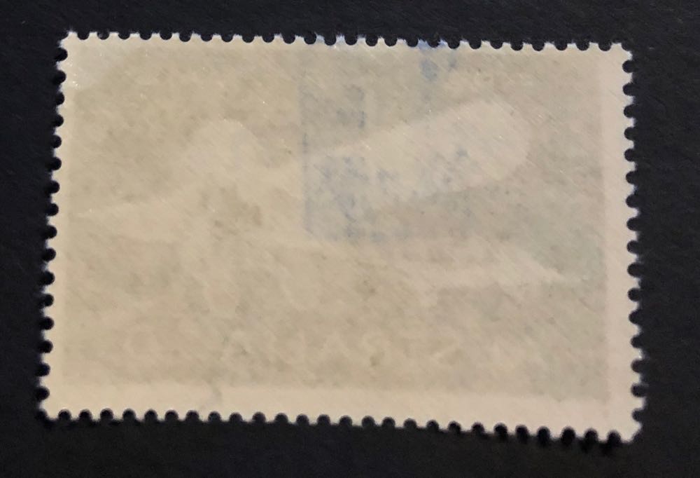 Green Bleriot XI Monoplane  stamp collectible - Main Image 2