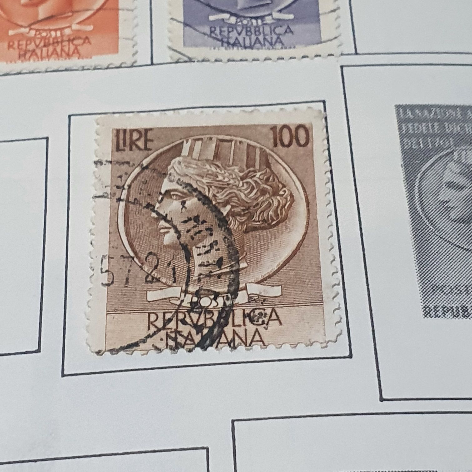 República Italiana  stamp collectible - Main Image 2