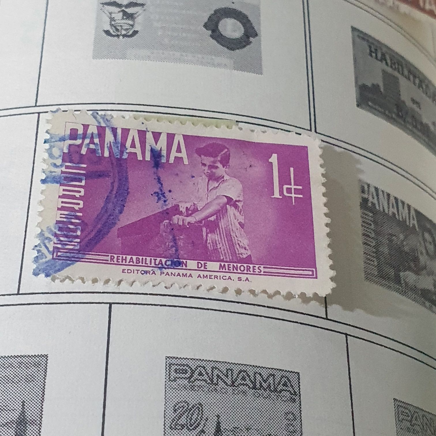 Rehabilitación de Menores  stamp collectible - Main Image 2