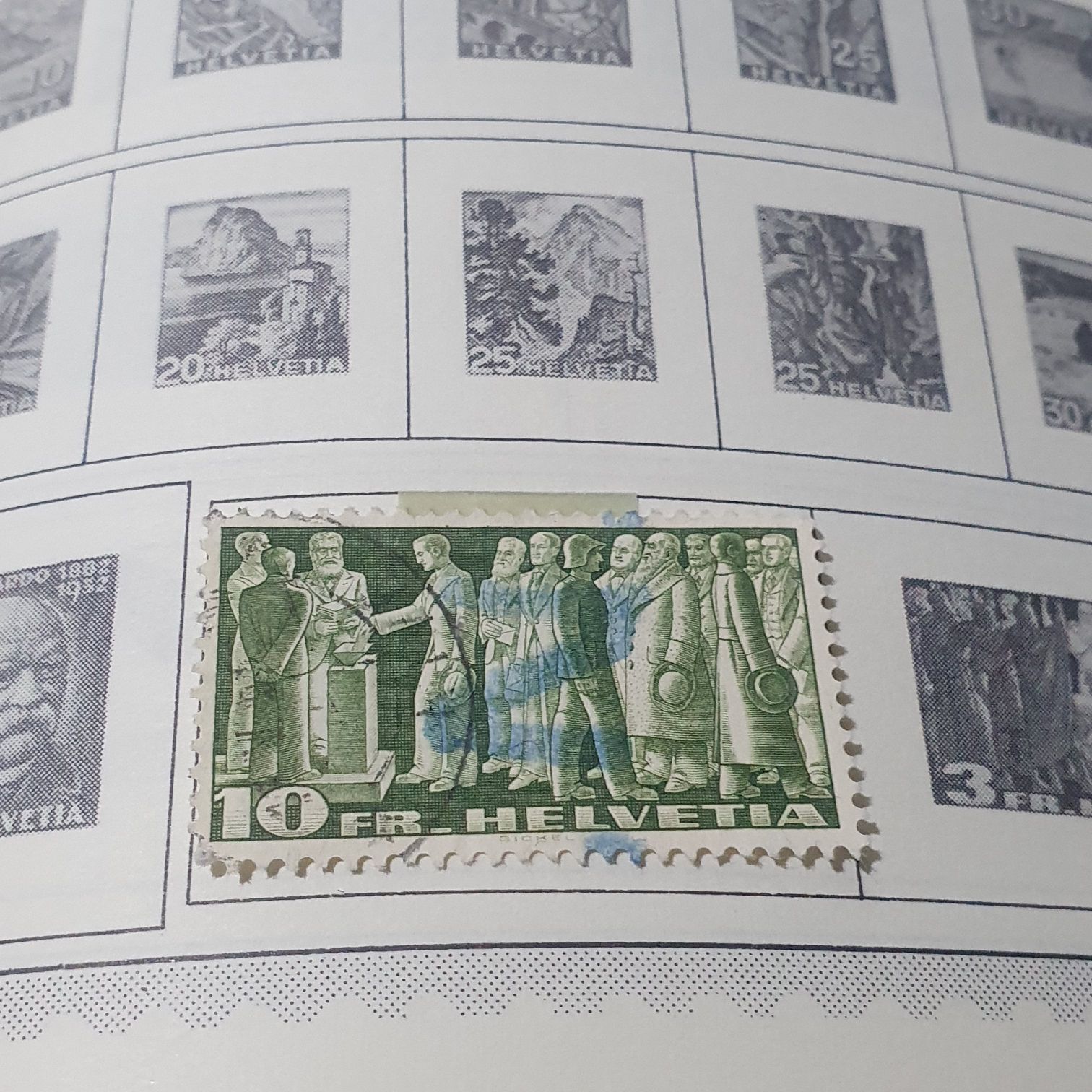 Helvetia  stamp collectible - Main Image 2