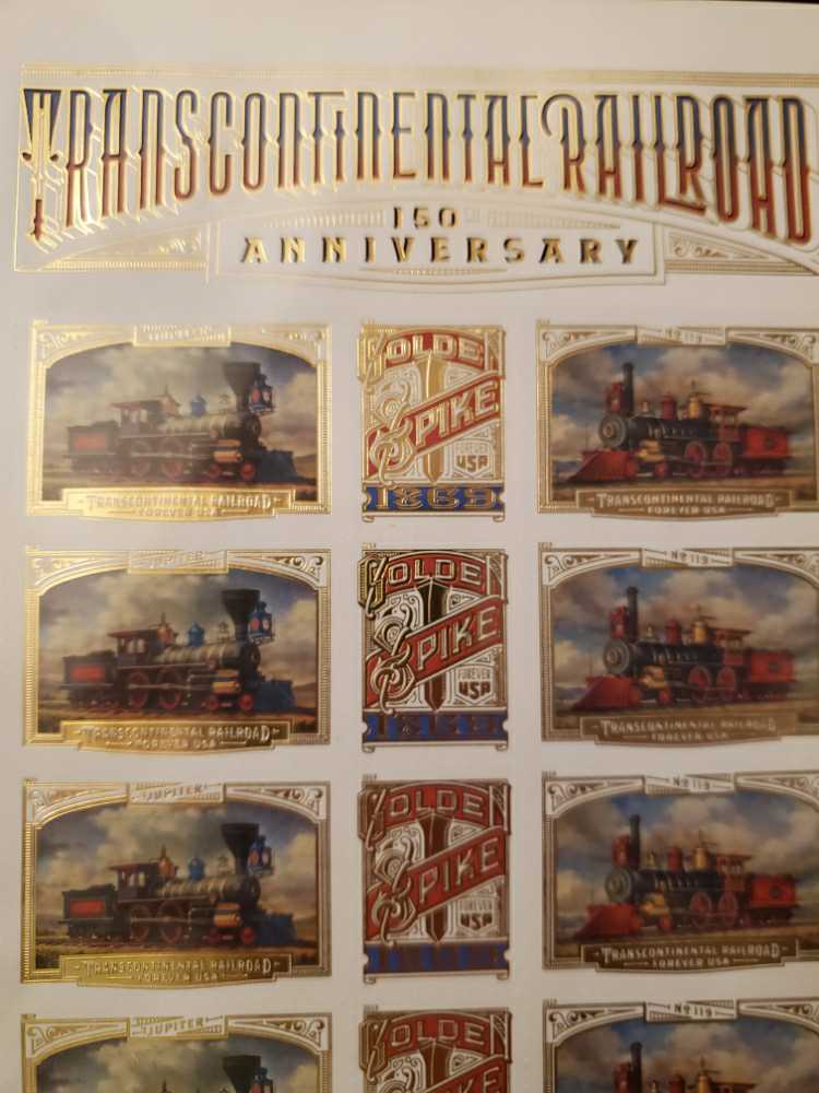 Transcontinental Railroad  stamp collectible - Main Image 2