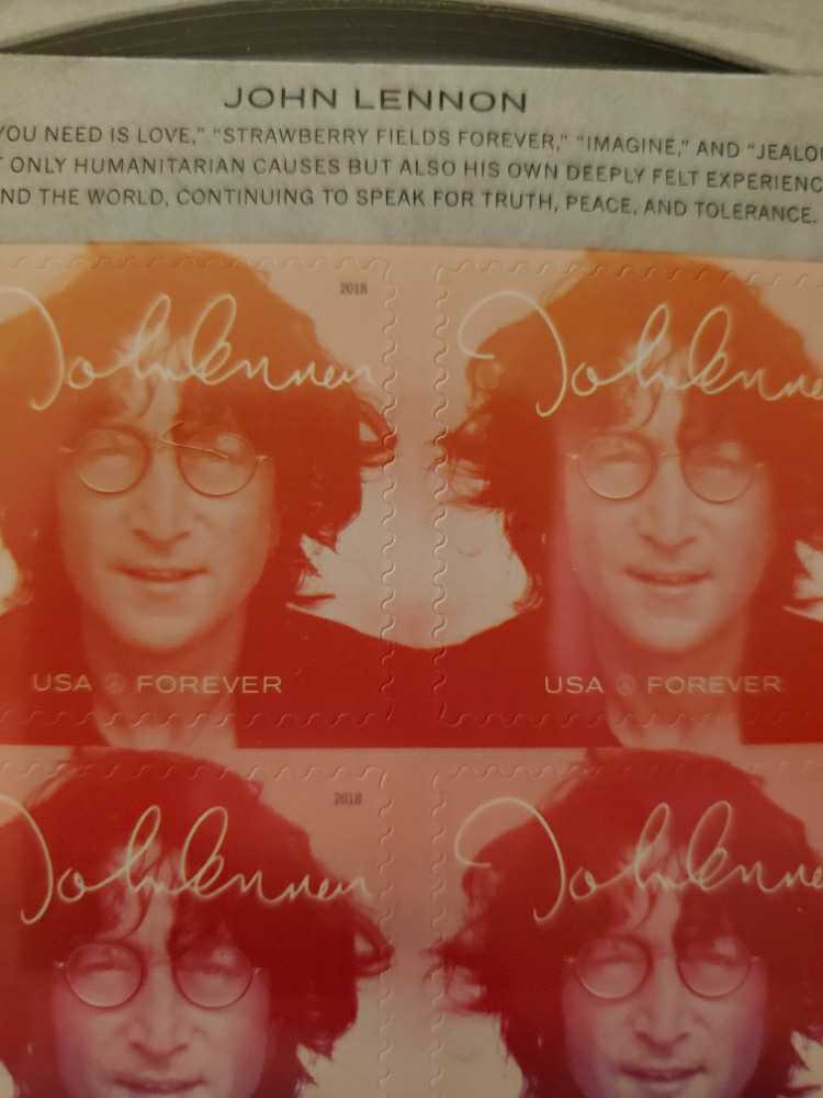 John Lennon  stamp collectible - Main Image 2