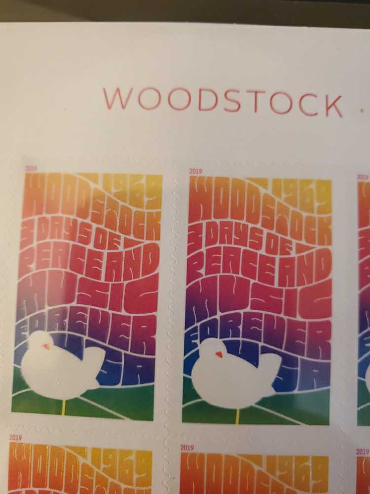 Woodstock - 50th Anniversary  stamp collectible - Main Image 2