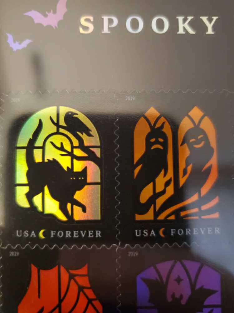 Spooky Silhouettes  stamp collectible - Main Image 2