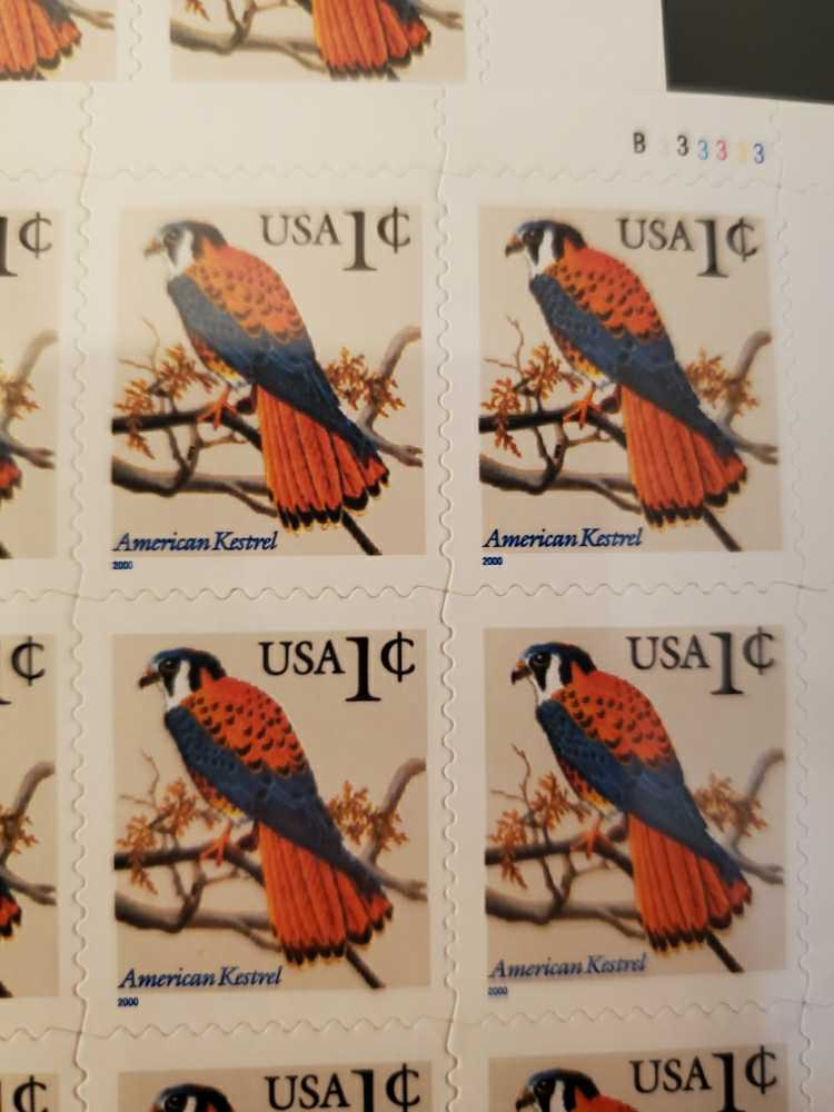 American Kestrel  stamp collectible - Main Image 2