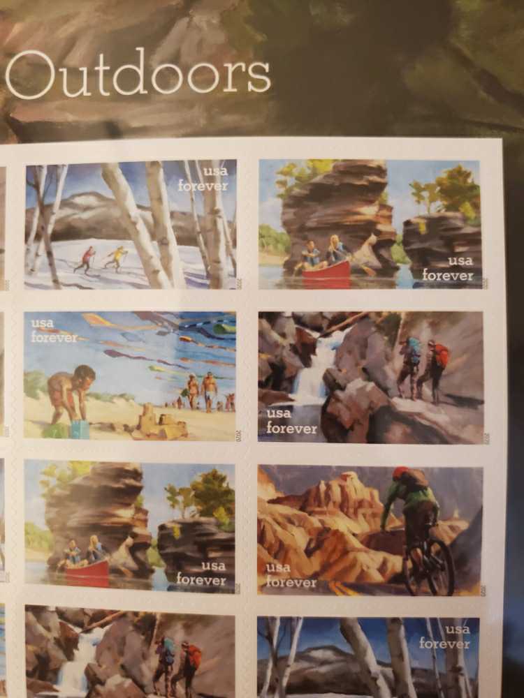 Enjoy the Great Outdoors  stamp collectible - Main Image 2
