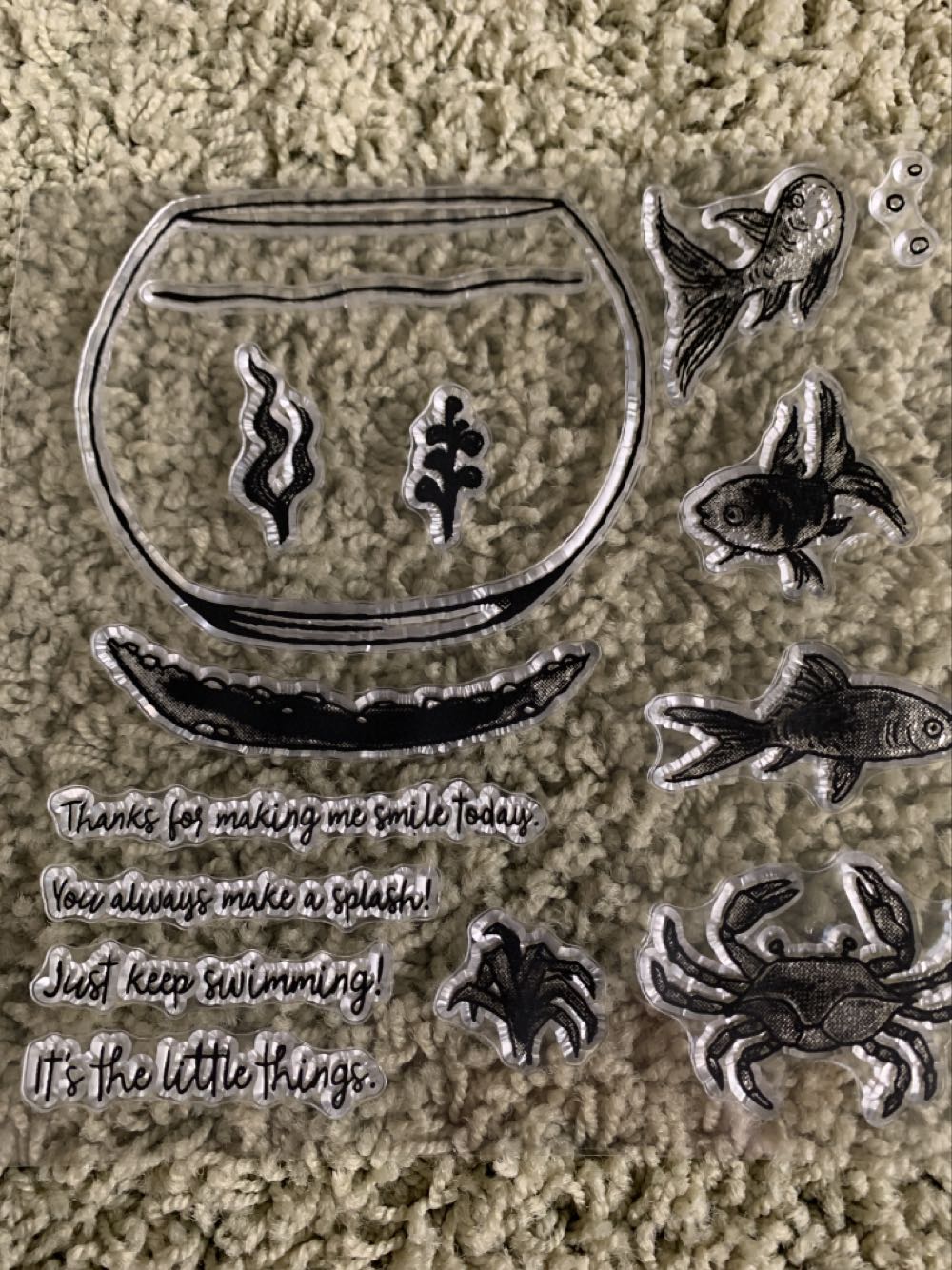 Fish Bowl  stamp collectible - Main Image 2