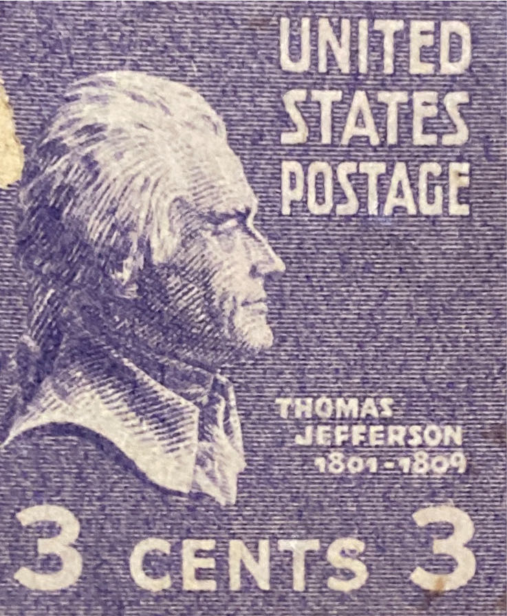 Presidential Series: Thomas Jefferson  stamp collectible - Main Image 3