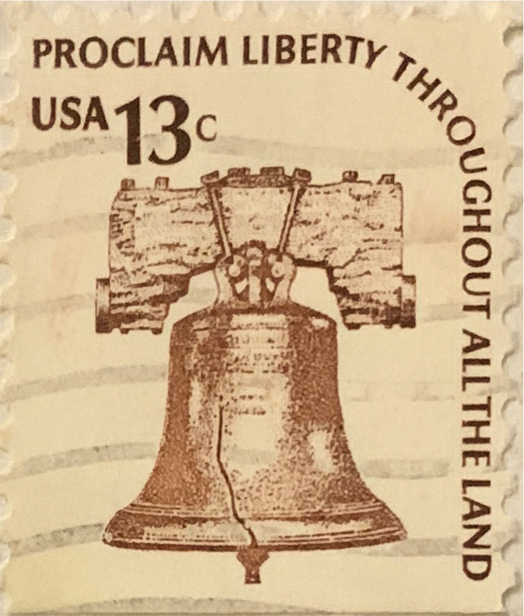 Americana Series: Liberty Bell  stamp collectible - Main Image 2