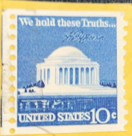 Jefferson Memorial  stamp collectible - Main Image 3