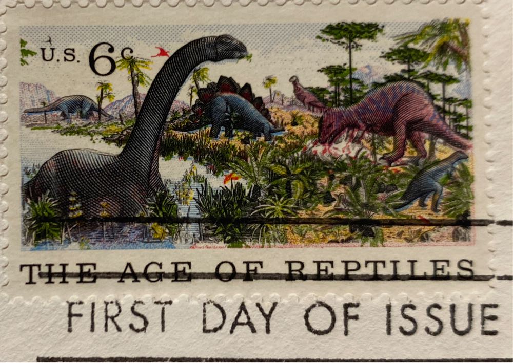 Natural History: The Age Of Reptiles  stamp collectible - Main Image 2