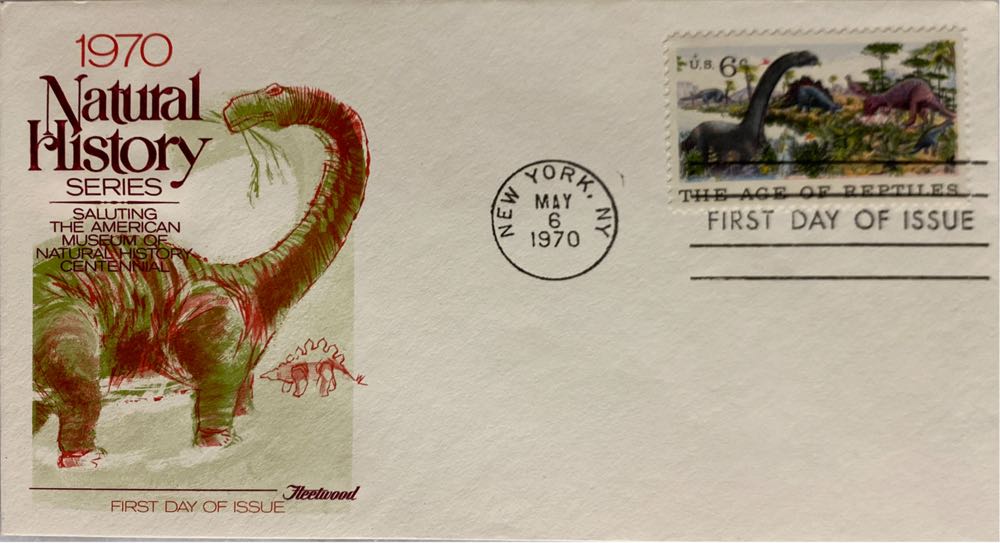 Natural History: The Age Of Reptiles  stamp collectible - Main Image 3