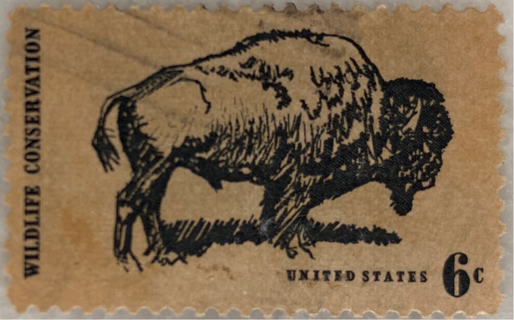 Wildlife Conservation: Buffalo  stamp collectible - Main Image 2