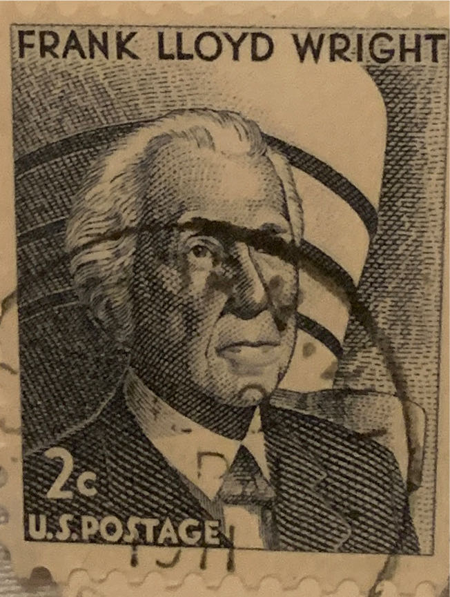Prominent American Series: Frank Lloyd Wright  stamp collectible - Main Image 2