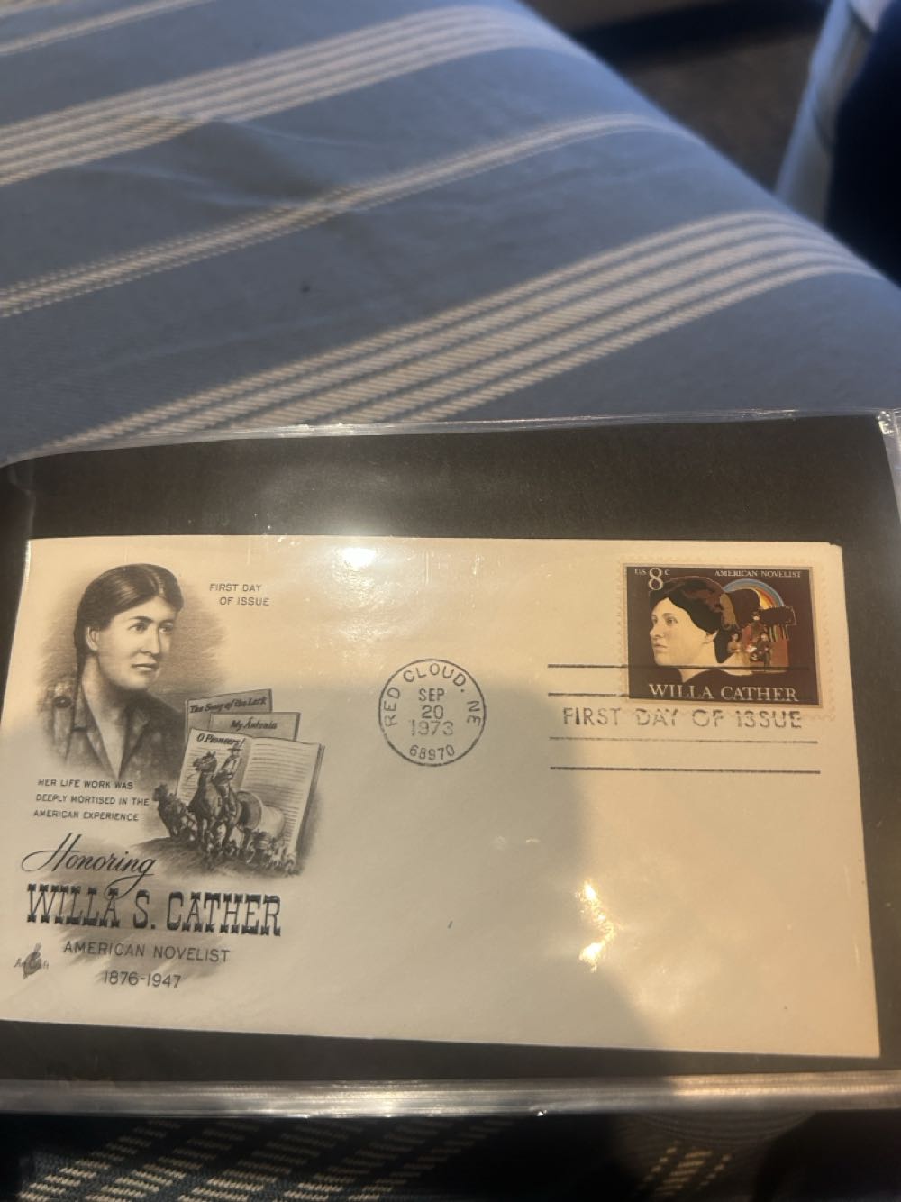 American Arts: Willa Cather  stamp collectible - Main Image 2