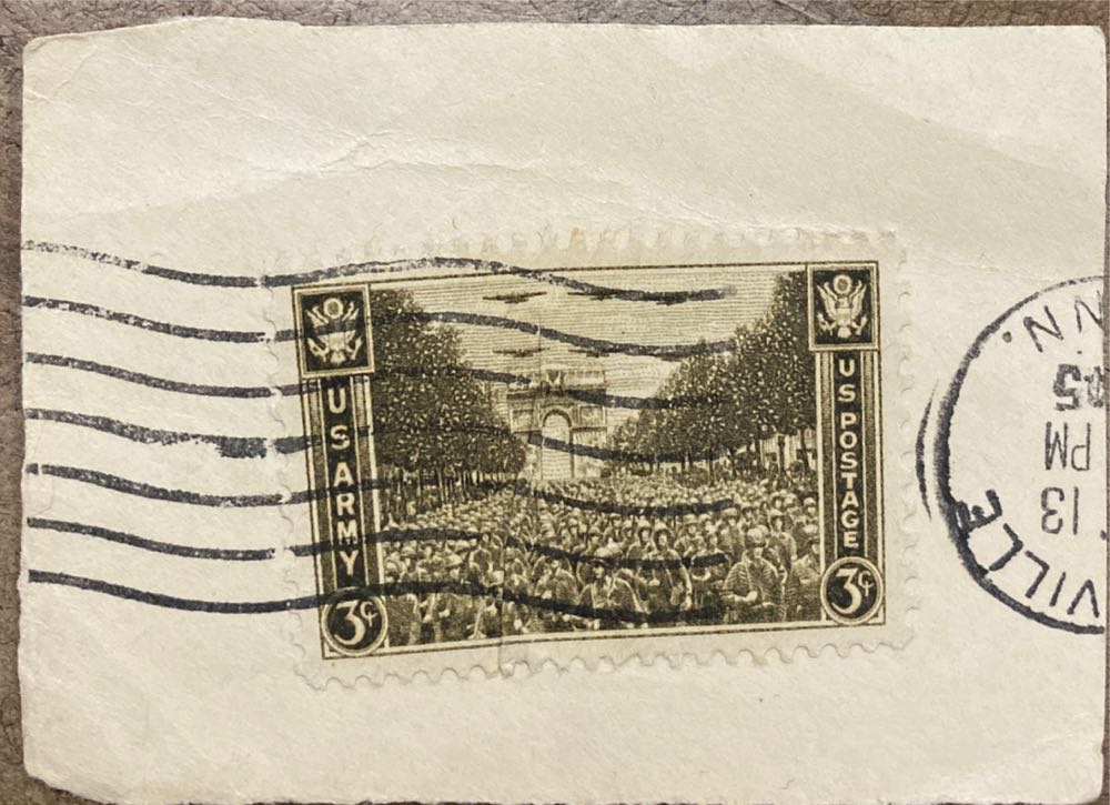USA: 1945 US Armed Forces: US Army  stamp collectible - Main Image 3
