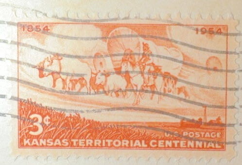 Kansas Territory  stamp collectible - Main Image 2