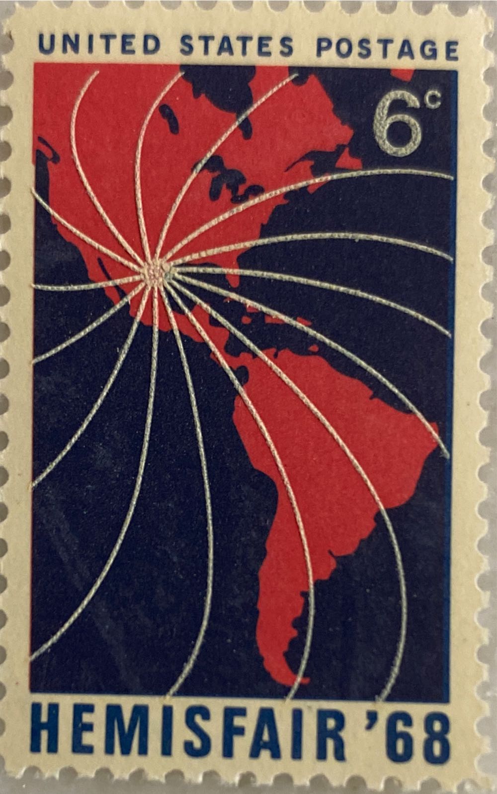 U.S.A.: 1968 Hemisfair ‘68  stamp collectible - Main Image 2