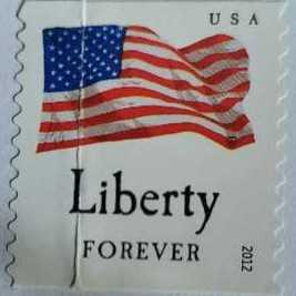 Flag And Liberty  stamp collectible - Main Image 2
