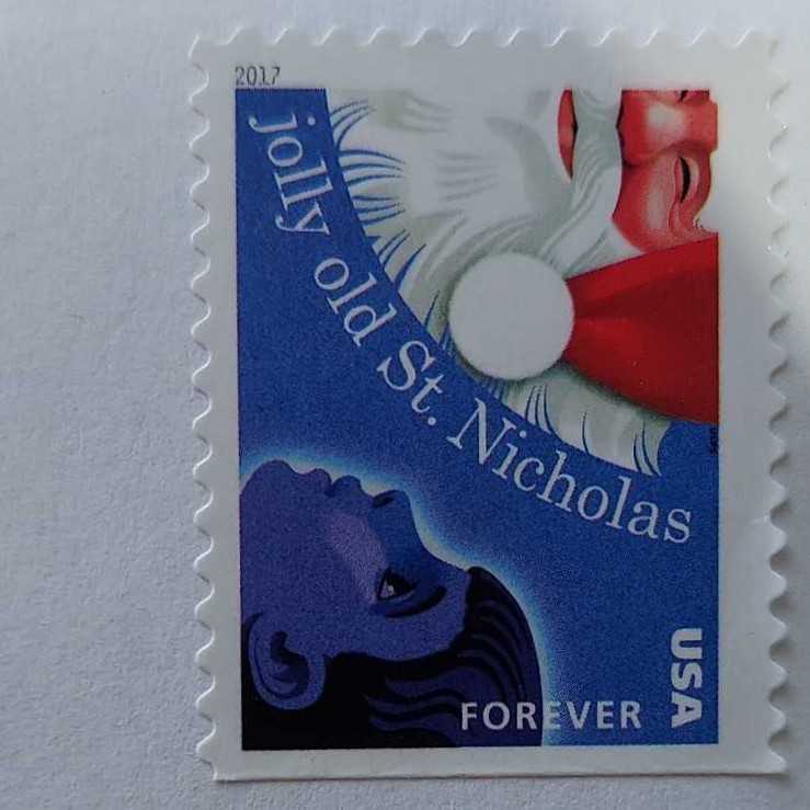 Contemporary Christmas: Jolly Old St Nicholas  stamp collectible - Main Image 2