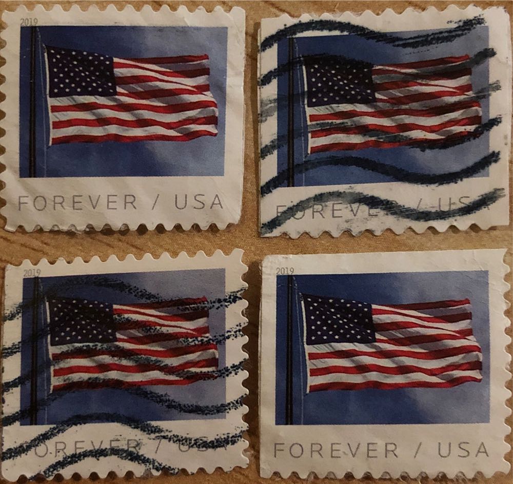 US Flag  stamp collectible - Main Image 2