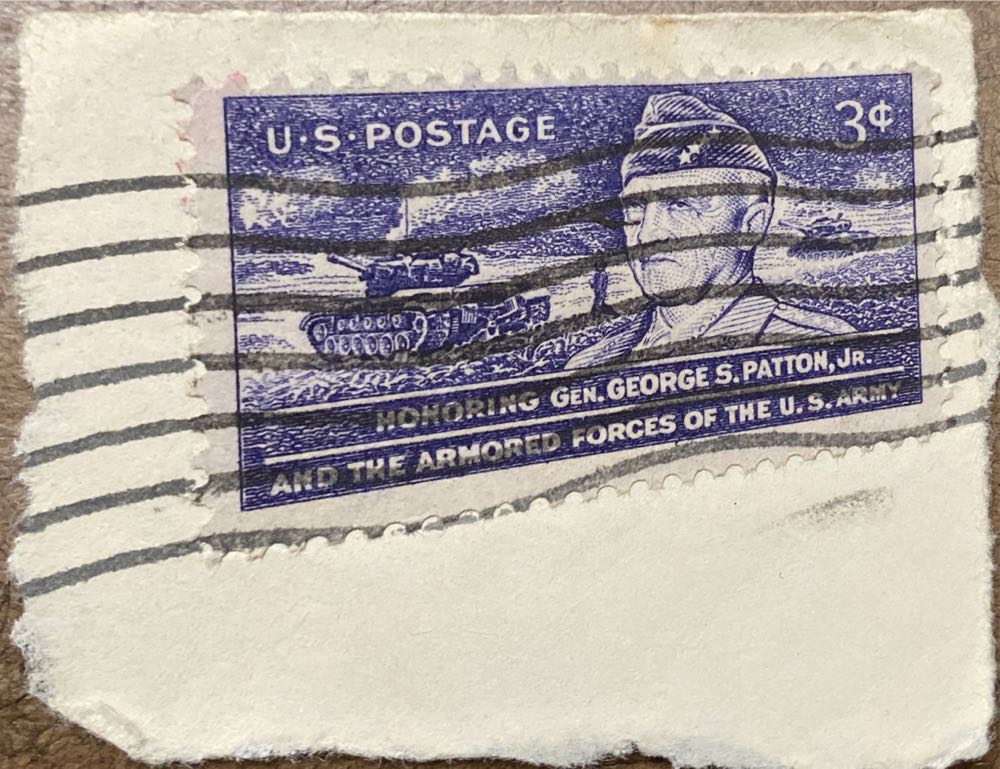 General George S. Patton  stamp collectible - Main Image 3